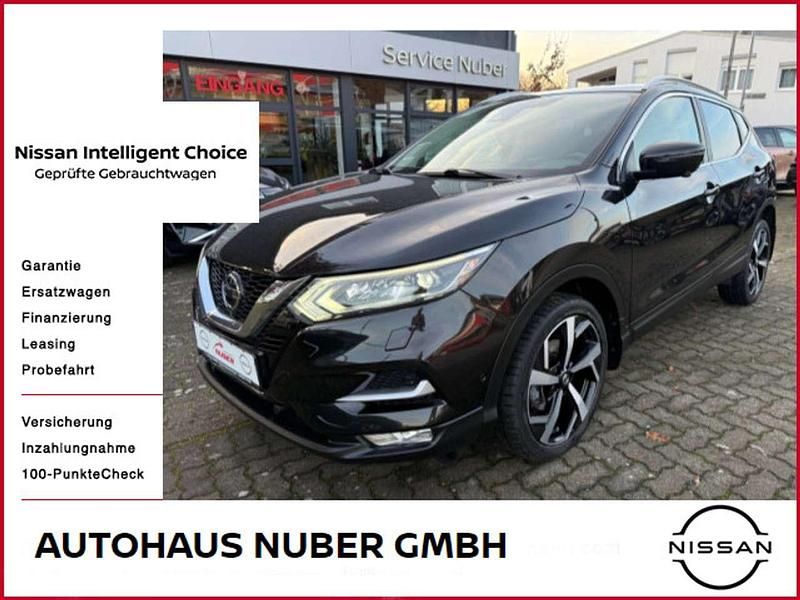 Black metallic (metallic) Gebraucht 2019 Nissan Qashqai Tekna SUV | 18.990 € (Teuer) - Bild 1/4