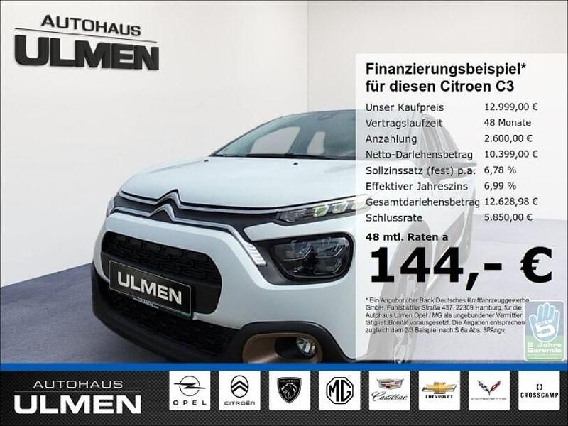 Weiss Gebraucht 2023 Citroën C3 PureTech Kleinwagen | 12.999 € (Fairer Preis) - Bild 1/4