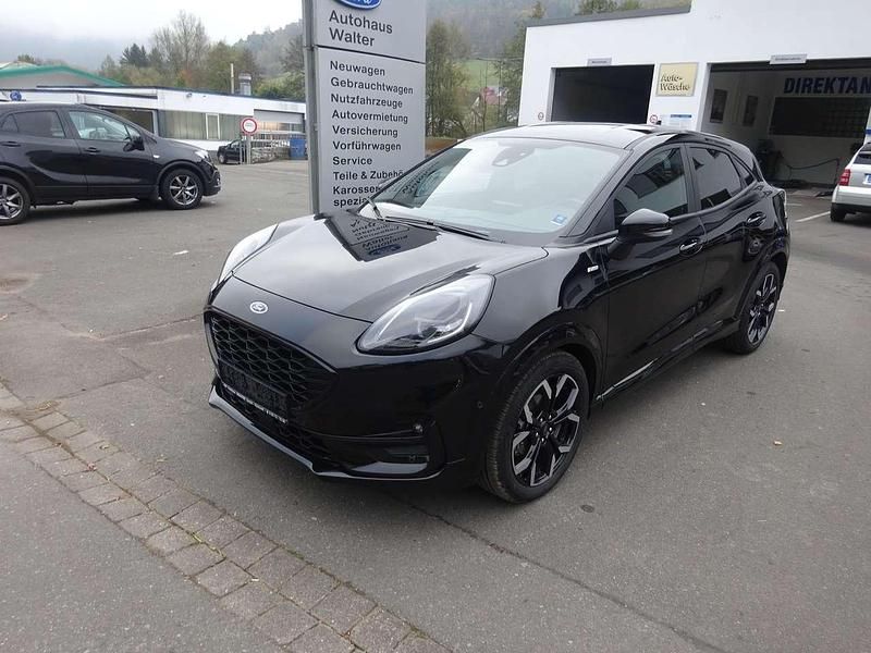Obsidianschwarz metallic Gebraucht 2023 Ford Puma ST-Line X SUV | 22.900 € (Fairer Preis) - Bild 1/4
