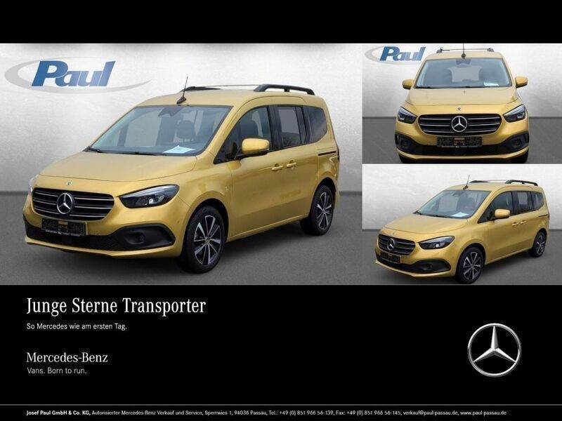Limonitgelb metallic Gebraucht 2024 Mercedes T180 Progressive Van / Kleinbus | 30.750 € (Etwas zu teuer) - Bild 1/4
