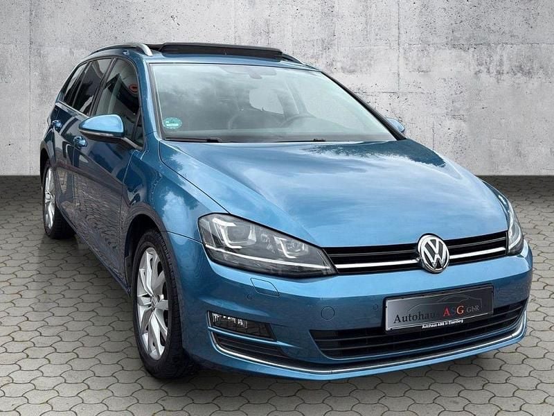 Blau Gebraucht 2016 VW Golf VII Highline Kombi | 12.490 € (Fairer Preis) - Bild 1/4
