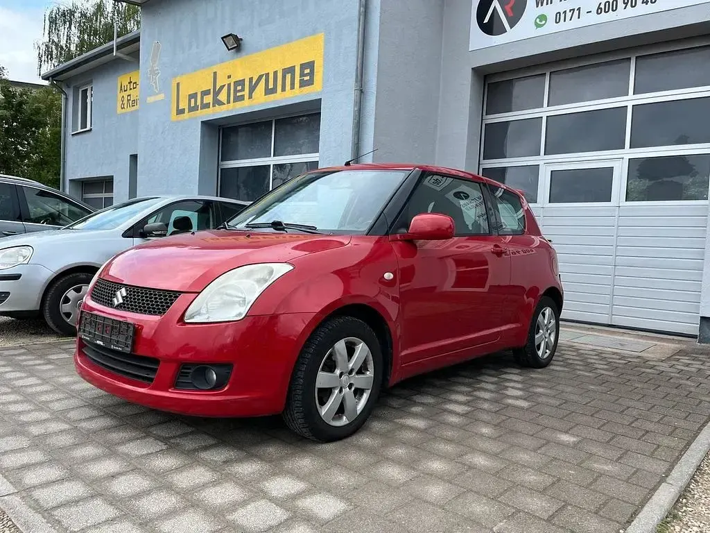 Brugt Suzuki Swift Comfort 92 HK (67 kW) 2008 Rød Hatchback