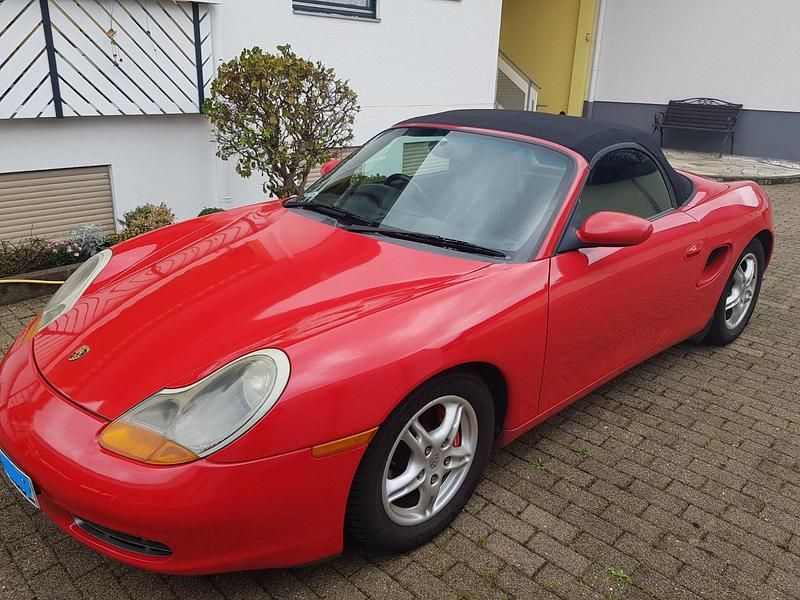 Rot Gebraucht 1998 Porsche 986 Boxster Cabrio | 6.700 € - Bild 1/4