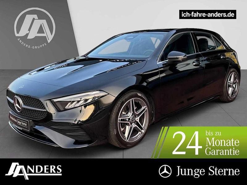 Kosmosschwarz Gebraucht 2025 Mercedes A220 AMG Limousine | 39.874 € (Fairer Preis) - Bild 1/3