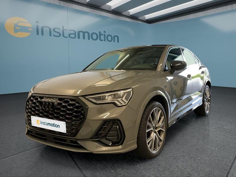 Grau Gebraucht 2022 Audi Q3 Sportback SUV | 40.949 € (Teuer) - Bild 1/4