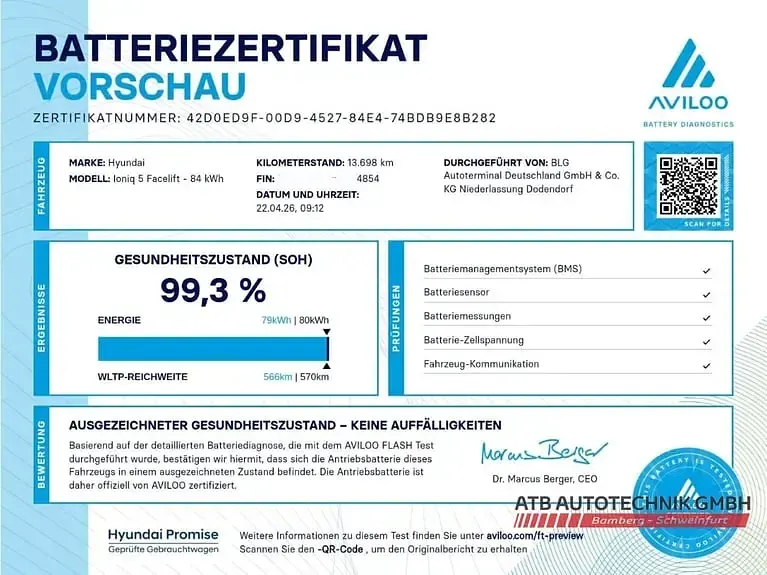 Gebraucht Hyundai Ioniq 5 Techniq 167 kW (228 PS) 2024 Abyss black SUV