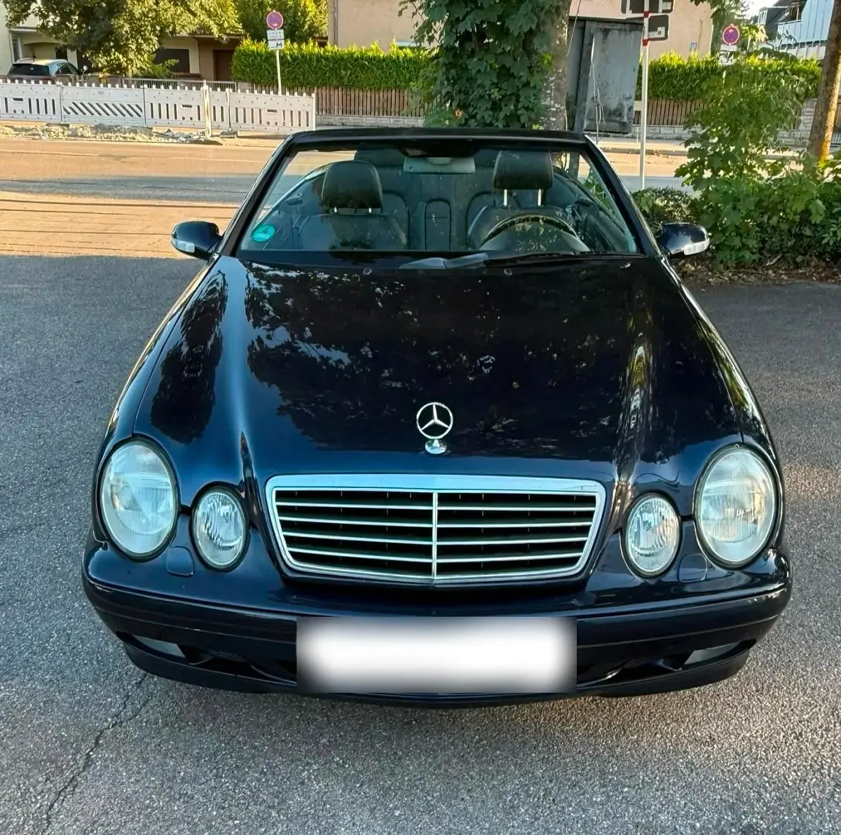 Gebraucht Mercedes CLK230 Avantgarde 197 PS (144 kW) 2002 Blau Cabrio