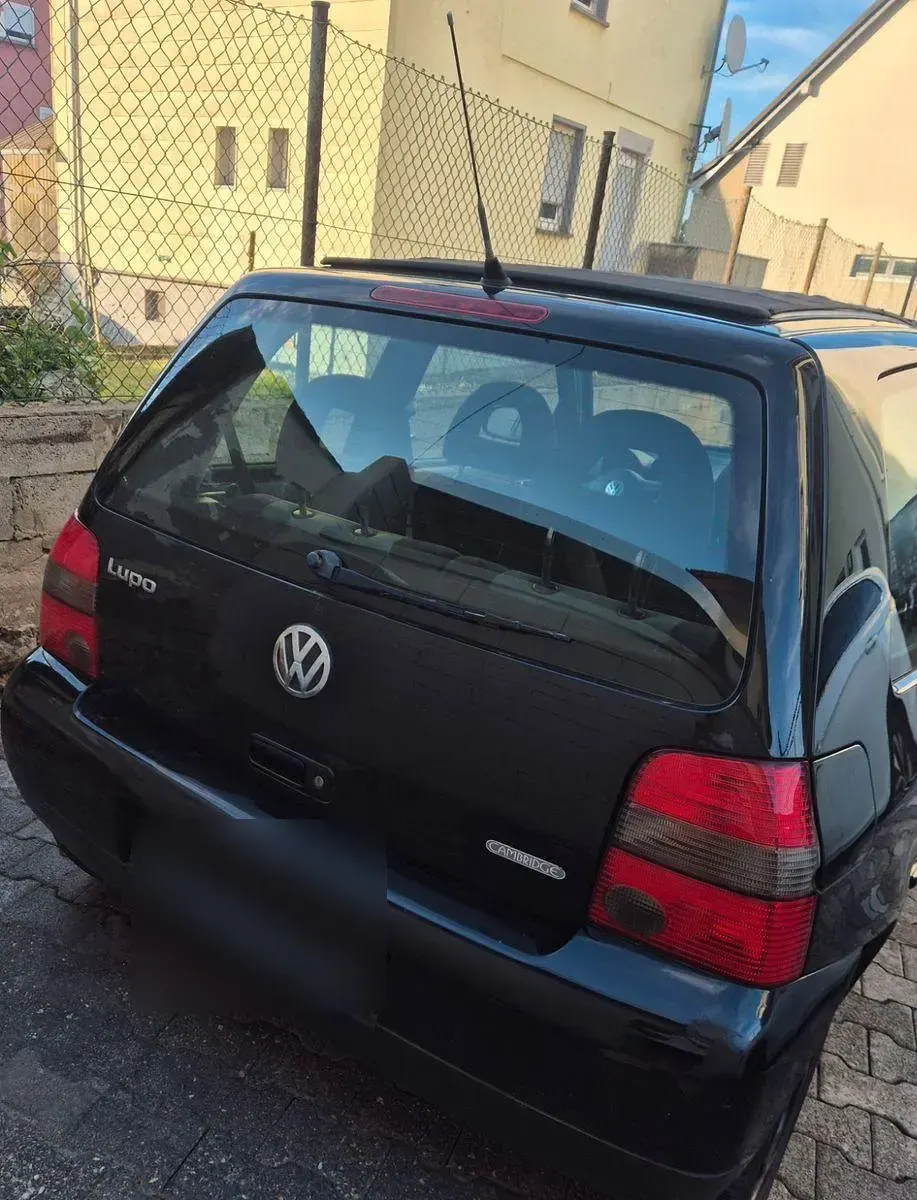 Gebraucht VW Lupo 50 PS (36 kW) 2003 Schwarz Kleinwagen