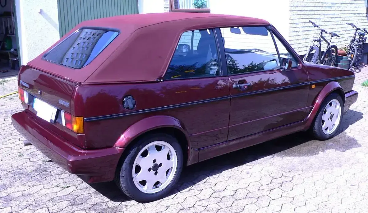 Gebraucht VW Golf Cabriolet Classicline 98 PS (72 kW) 1992 Rot Cabrio