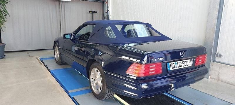 Gebraucht Mercedes SL500 320 PS (235 kW) 1995 Blau Cabrio