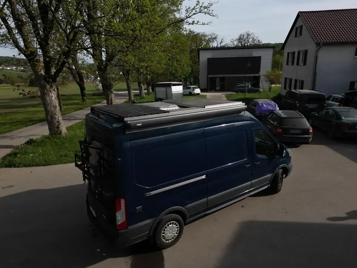 Gebraucht Ford Transit 125 PS (91 kW) 2015 Blau Van / Kleinbus