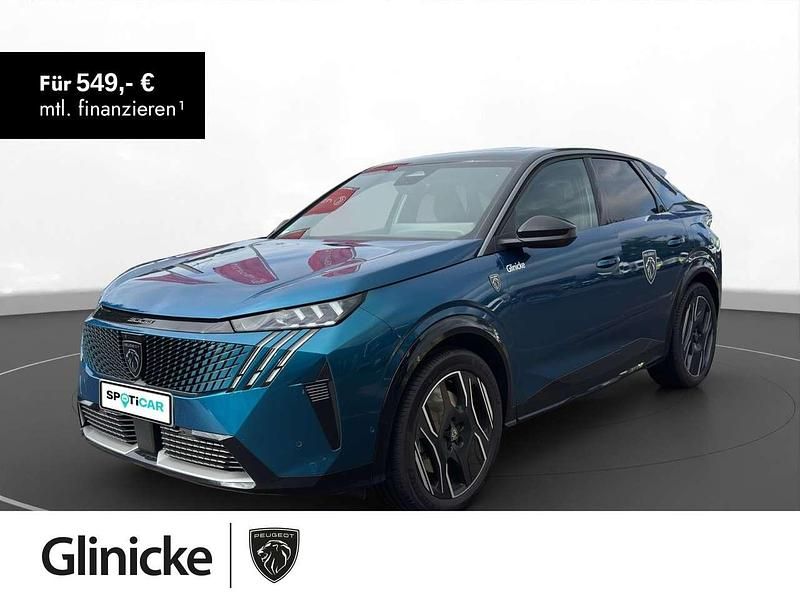Lackierung blau obsession/typ aussenverkleidung metalliclackierung Gebraucht 2025 Peugeot e-3008 GT SUV | 52.985 € (Etwas zu teuer) - Bild 1/3