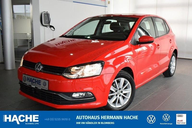 Rot Gebraucht 2017 VW Polo Comfortline Kleinwagen | 12.850 € (Fairer Preis) - Bild 1/4