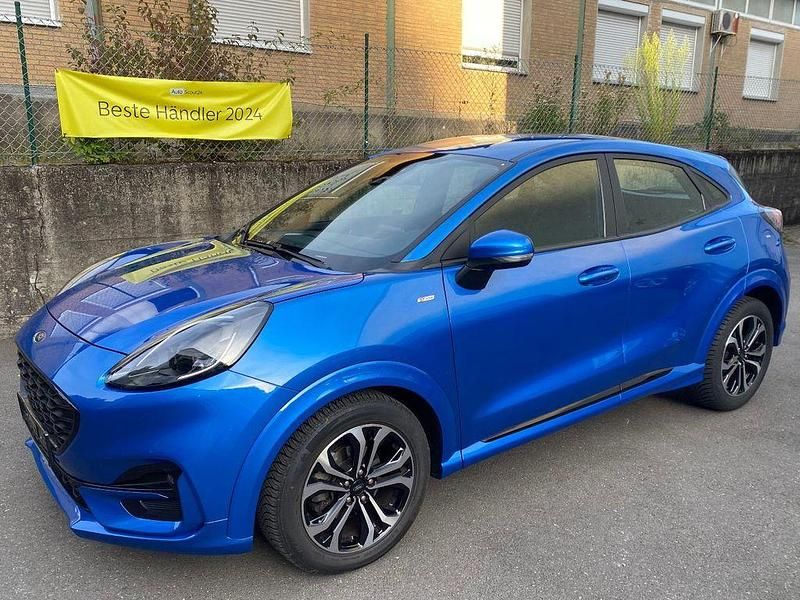 Blau Gebraucht 2023 Ford Puma Gen-E ST-Line SUV | 14.990 € (Superpreis) - Bild 1/4