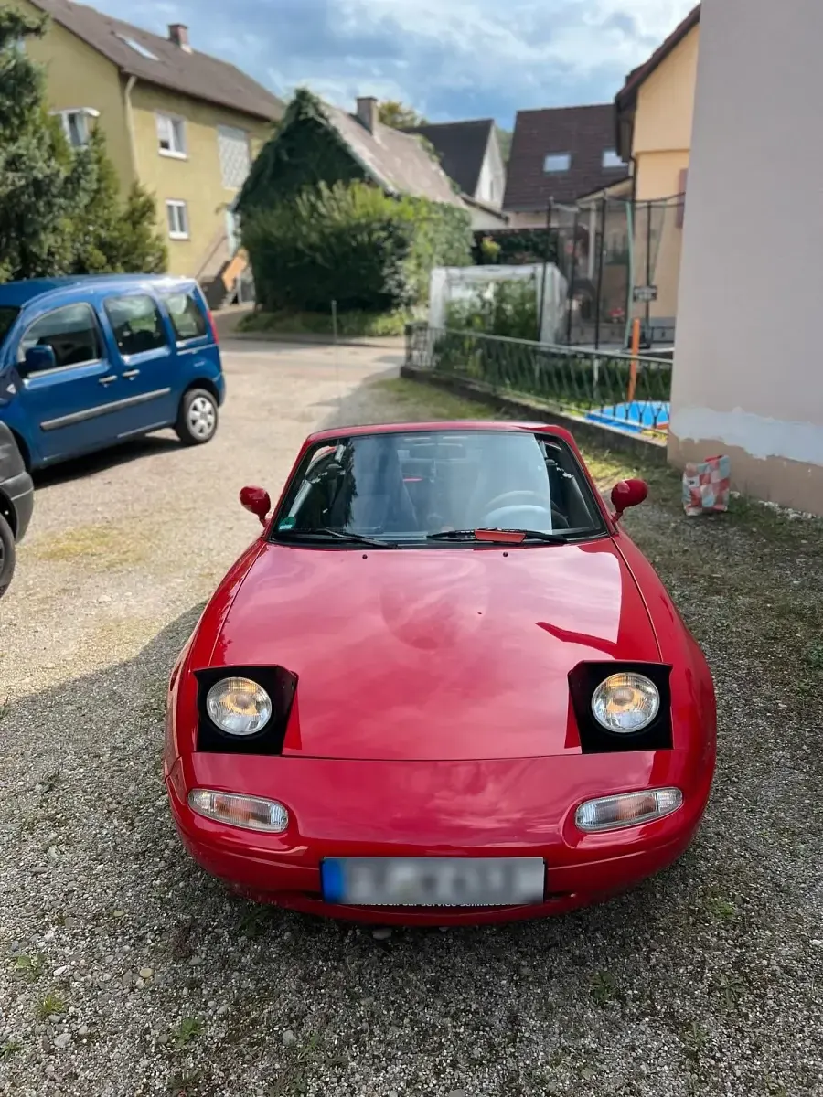 Gebraucht Mazda MX5 115 PS (84 kW) 1998 Rot Cabrio
