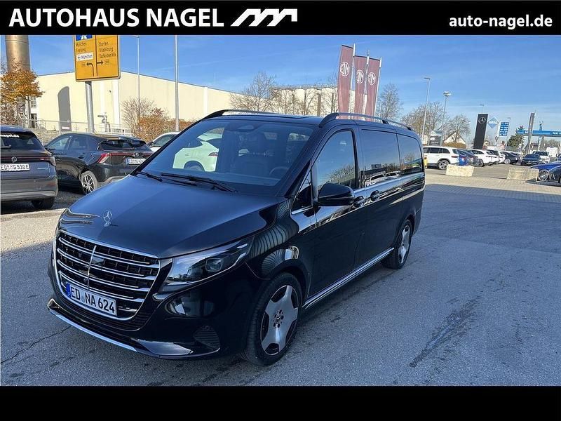 Schwarz Gebraucht 2025 Mercedes V300 Exclusive Van / Kleinbus | 104.880 € (Teuer) - Bild 1/4