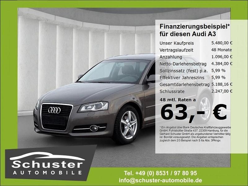 Gebraucht Audi A3 Ambition 140 PS (102 kW) 2012 Grau Kleinwagen