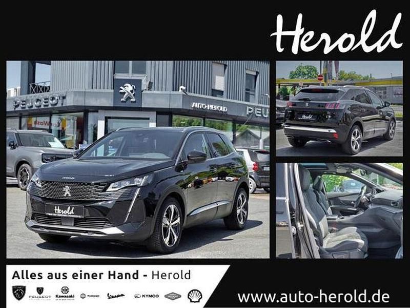 Schwarz perla nera (metallic) Gebraucht 2021 Peugeot 3008 GT SUV | 27.500 € (Etwas zu teuer) - Bild 1/4
