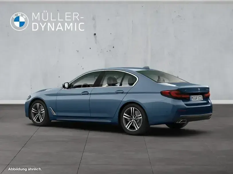 Gebraucht BMW 530 Efficient Dynamics 286 PS (210 kW) 2023 Arctic race blue Limousine