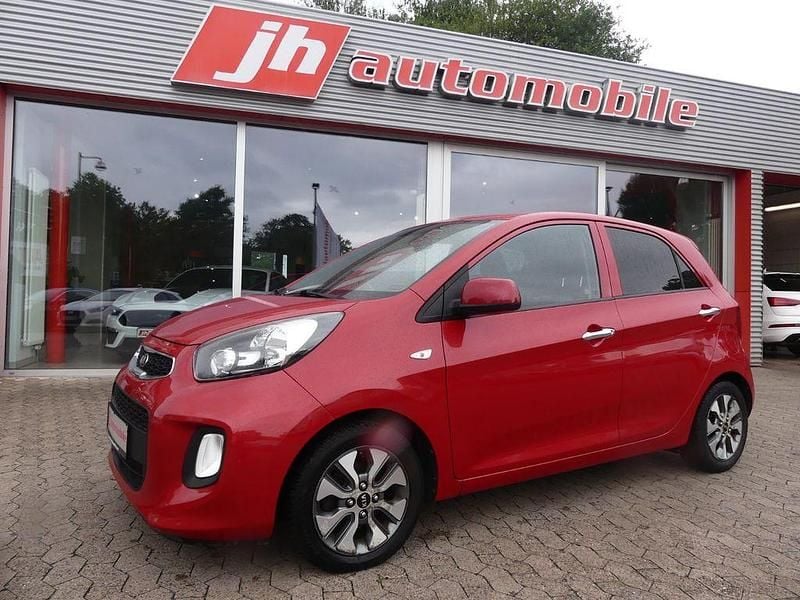 Rot Gebraucht 2016 Kia Picanto DREAM-TEAM Edition Kleinwagen | 7.280 € (Fairer Preis) - Bild 1/4