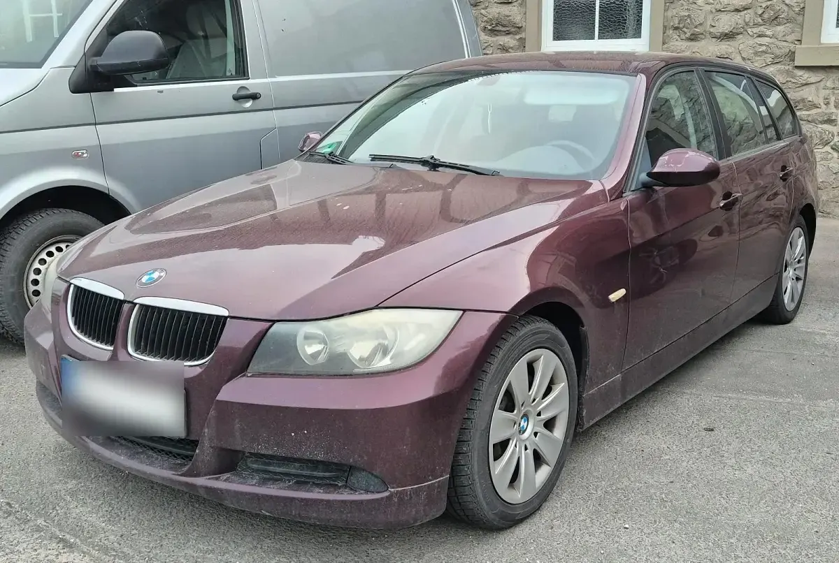 Gebraucht BMW 318 150 PS (110 kW) 2008 Rot Kombi