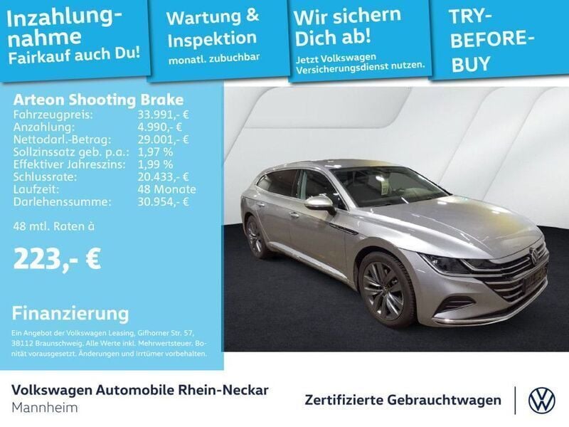 Gebraucht VW Arteon Elegance 150 PS (110 kW) 2024 Pyritsilber metallic Kombi