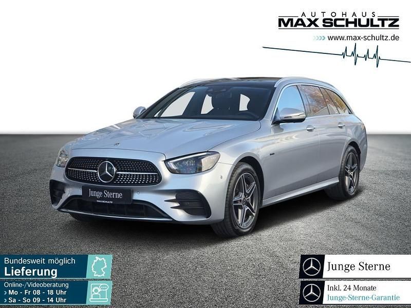 Hightechsilber Gebraucht 2021 Mercedes E300 AMG Kombi | 47.200 € - Bild 1/4