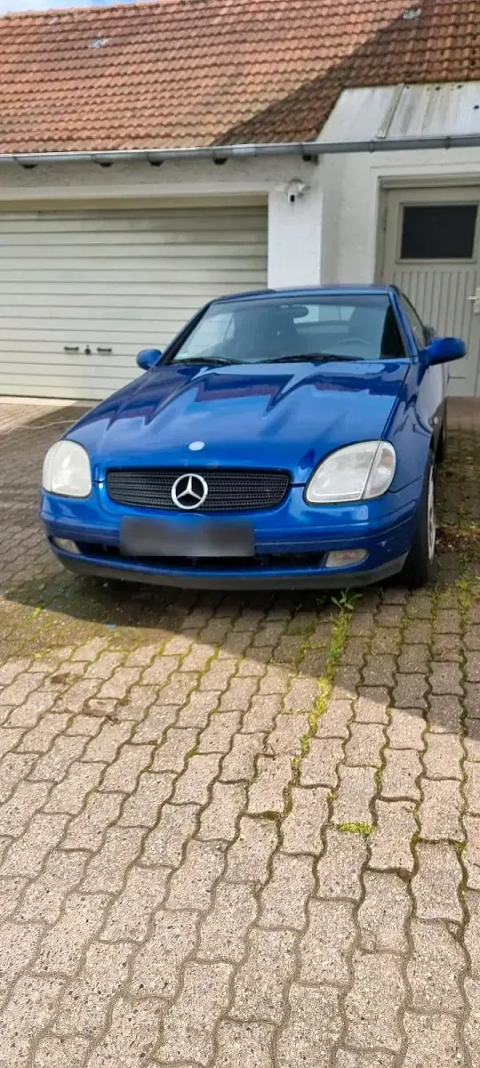 Gebraucht Mercedes SLK200 1997 Blau Cabrio