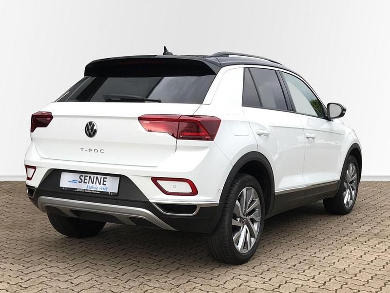 Gebraucht VW T-Roc Style 150 PS (110 kW) 2022 Weiß (pure whitedeep black perle SUV