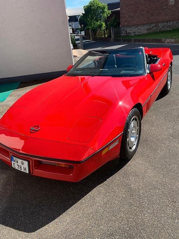 Rot Gebraucht 1987 Corvette C4 Cabrio | 16.990 € - Bild 1/4