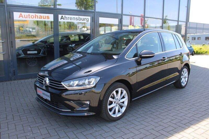 Schwarz Gebraucht 2017 VW Golf Sportsvan Highline Van / Kleinbus | 12.970 € (Fairer Preis) - Bild 1/4