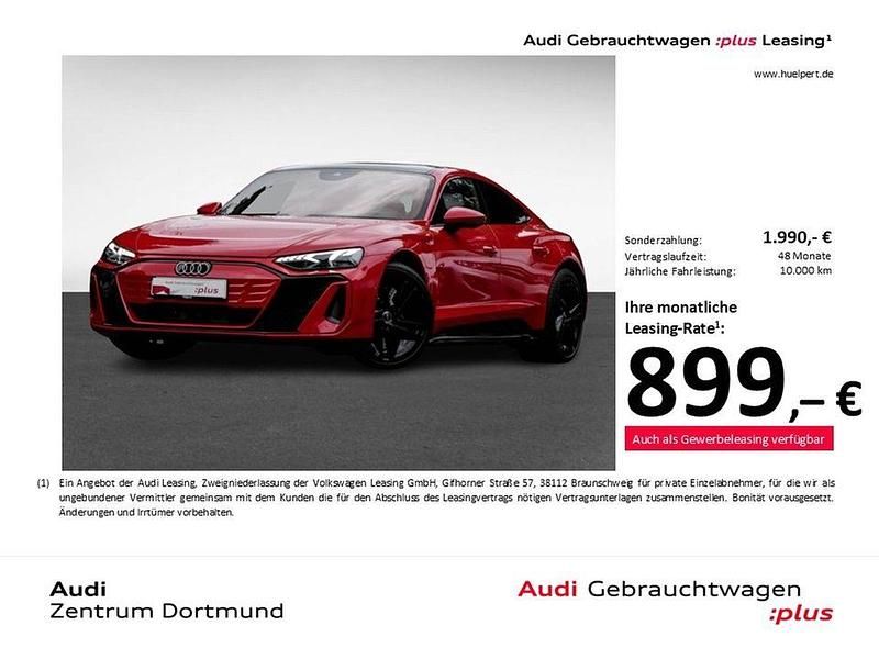 Progressivrot metallic Gebraucht 2024 Audi e-tron GT quattro Ambiente Limousine | 102.395 € - Bild 1/4