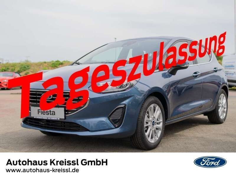 Gebraucht Ford Fiesta Titanium 125 PS (91 kW) 2023 Chromablau metallic Kleinwagen
