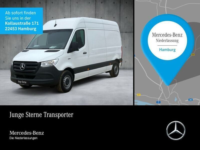 Weiß Gebraucht 2021 Mercedes E-Sprinter Van | 20.206 € (Fairer Preis) - Bild 1/4