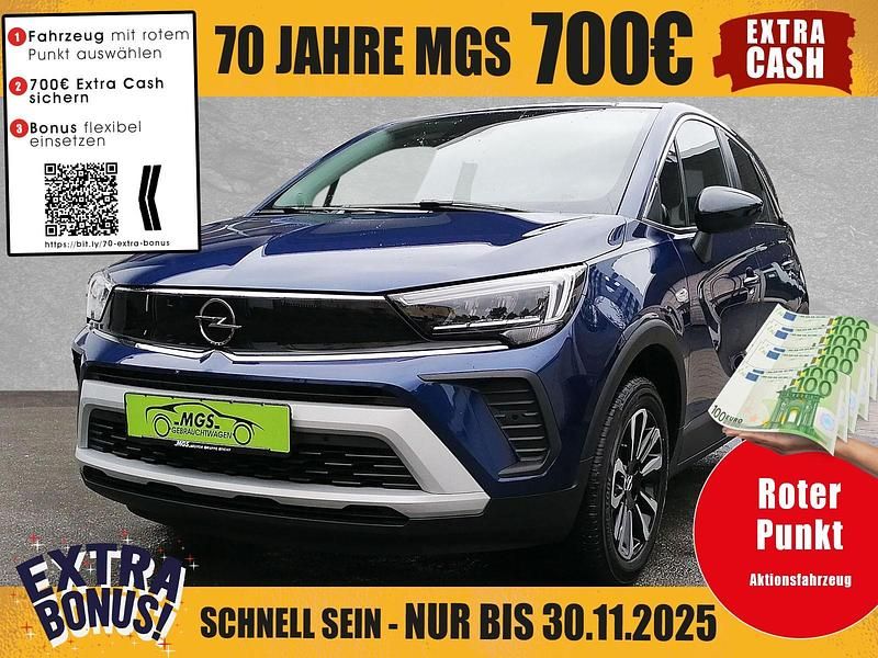 Nautic blau (metalli Gebraucht 2022 Opel Crossland Business Elegance SUV | 18.370 € (Fairer Preis) - Bild 1/4
