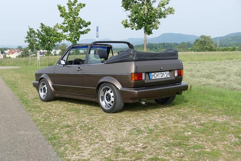 Braun Gebraucht 1986 VW Golf Cabriolet Cup Cabrio | 5.990 € - Bild 1/4