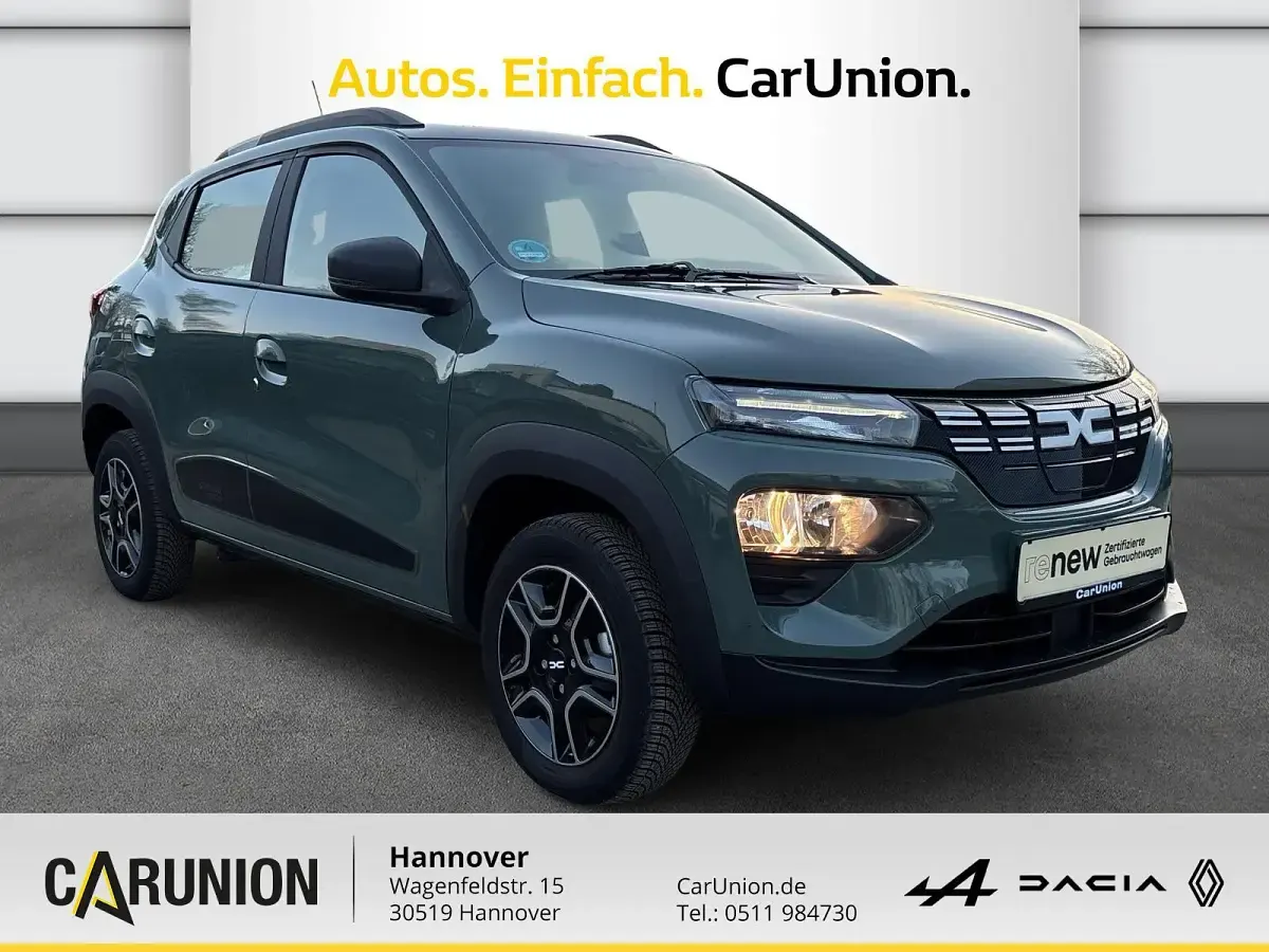 Usado Dacia Spring Essentiel 33 kW (45 CV) 2023 Verde Utilitario