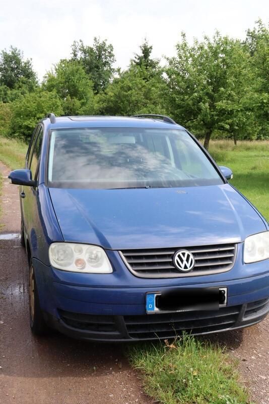 Blau Gebraucht 2003 VW Touran Van / Kleinbus | 1.300 € (Superpreis) - Bild 1/4
