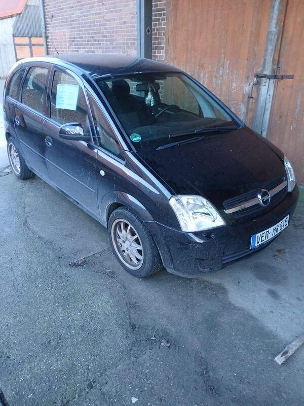 Schwarz Gebraucht 2004 Opel Meriva Van / Kleinbus | 789 € (Guter Preis) - Bild 1/3