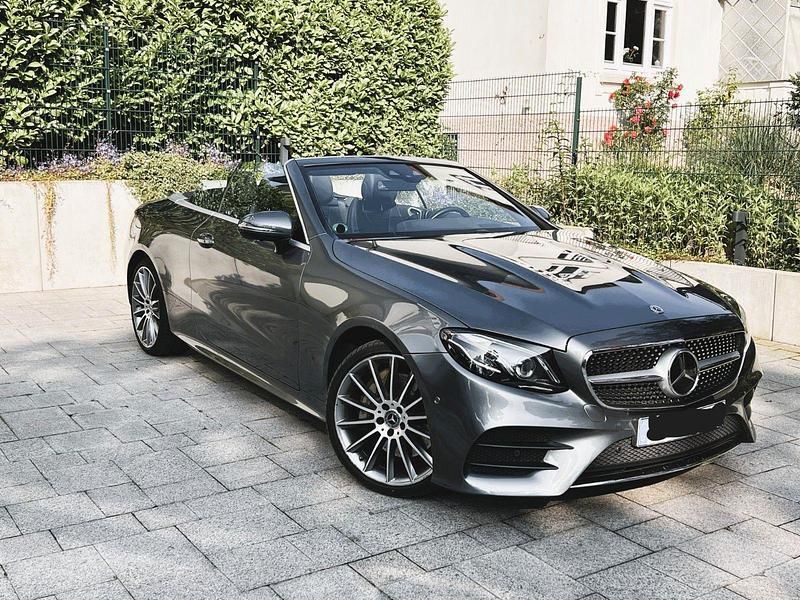 Grau Gebraucht 2018 Mercedes E400 AMG line Cabrio | 46.700 € (Fairer Preis) - Bild 1/4
