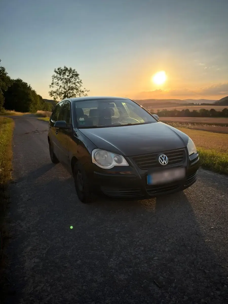 Gebraucht VW Polo 75 PS (55 kW) 2007 Schwarz Kleinwagen