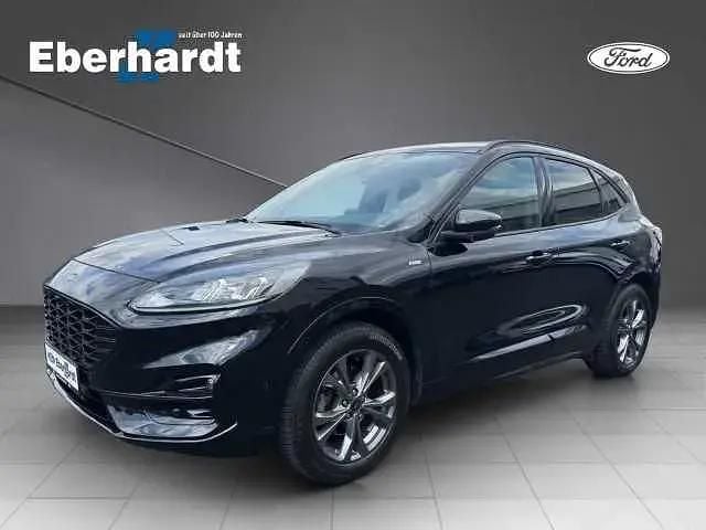 Schwarz (obsidianschwarz metallic) Gebraucht 2021 Ford Kuga ST-Line SUV | 20.990 € (Guter Preis) - Bild 1/4