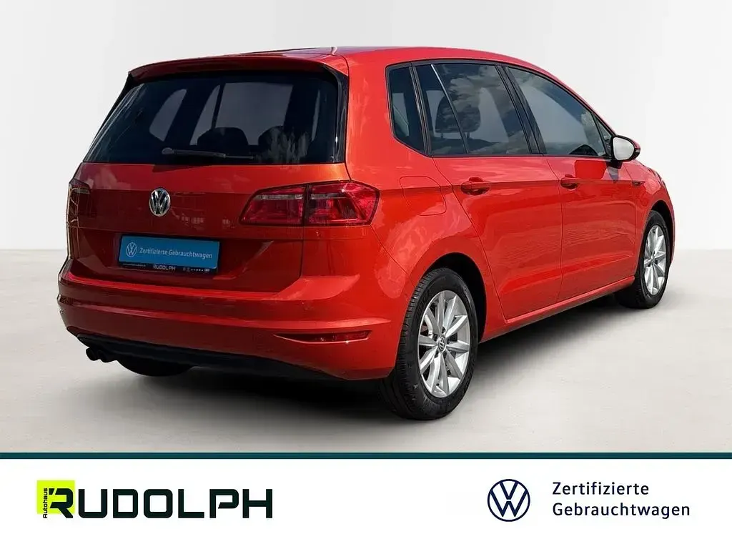 Gebraucht VW Golf Sportsvan LOUNGE 125 PS (91 kW) 2016 Orange Van / Kleinbus