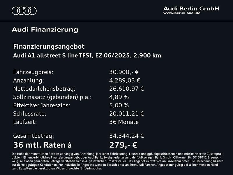 Gebraucht Audi A1 Sport 150 PS (110 kW) 2025 Blau Limousine