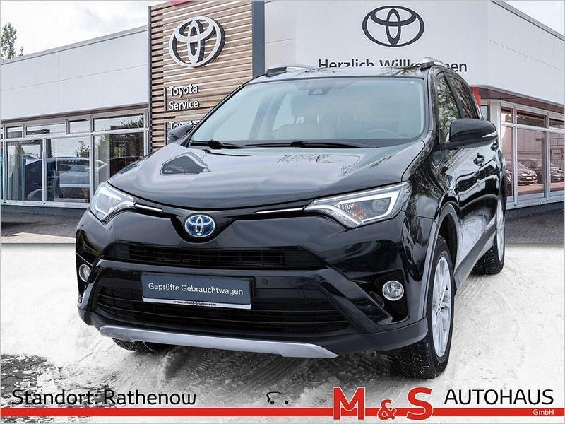 Mysticschwarz mica Gebraucht 2016 Toyota RAV4 Hybrid Executive SUV | 21.990 € (Fairer Preis) - Bild 1/4