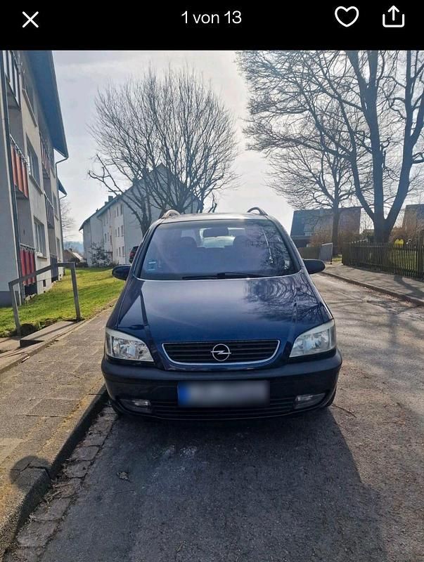 Gebraucht Opel Zafira 150 PS (110 kW) 2001 Van / Kleinbus