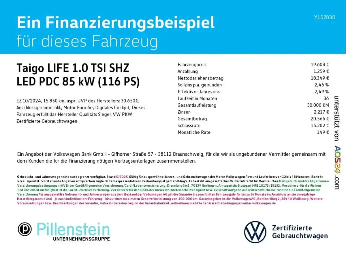 Gebraucht VW Taigo Life 116 PS (85 kW) 2024 Grün SUV