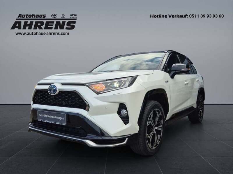 Weiß metallic (metallic) Gebraucht 2022 Toyota RAV4 Hybrid Style SUV | 37.900 € (Fairer Preis) - Bild 1/4