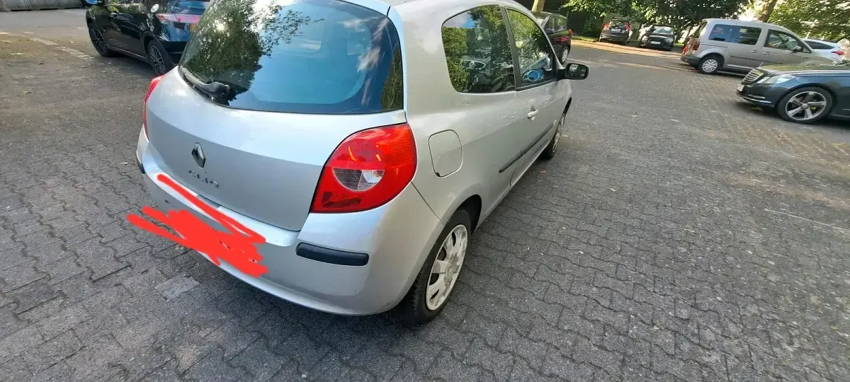 Gebraucht Renault Clio 75 PS (55 kW) 2008 Grau Kleinwagen
