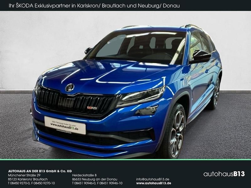 Raceblau metallic Gebraucht 2019 Skoda Kodiaq RS SUV | 36.890 € (Fairer Preis) - Bild 1/4